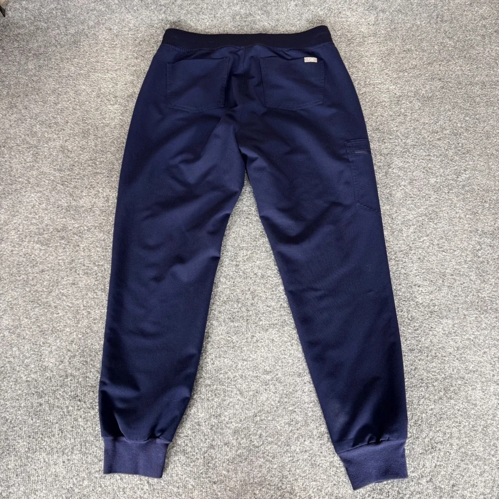 FIGS Zamora Mens Jogger Scrub Pants‎ Medium Navy Blue Medical Nurse Healthcare